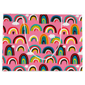 Alle Rainbows-Geschenktasche Große Geschenktüte (Rückseite)