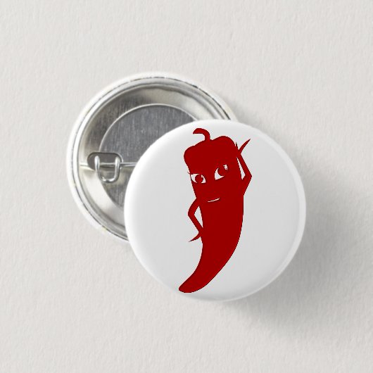 Alle Red Hot Pepper Diva Button (Vorne & Hinten)
