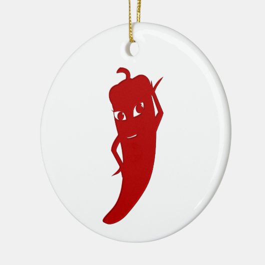 Alle Red Hot Pepper Diva Keramik Ornament (Links)