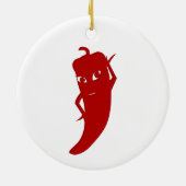 Alle Red Hot Pepper Diva Keramik Ornament (Hinten)