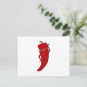 Alle Red Hot Pepper Diva Postkarte (Stehend Vorderseite)