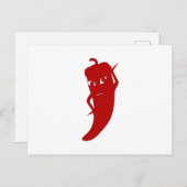 Alle Red Hot Pepper Diva Postkarte (Vorne/Hinten)