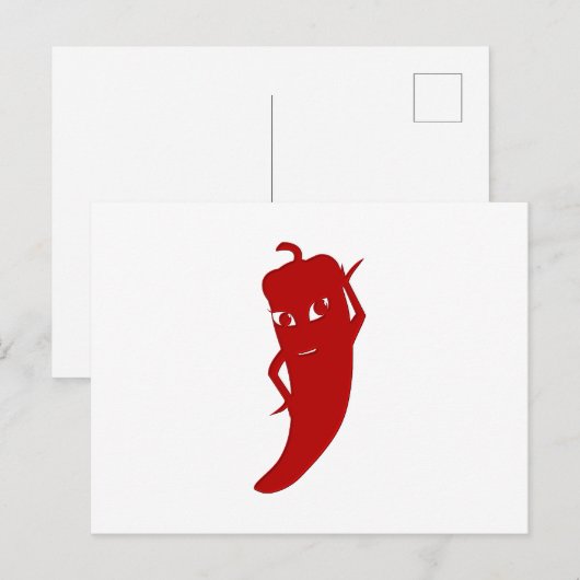 Alle Red Hot Pepper Diva Postkarte (Vorne/Hinten)