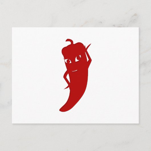 Alle Red Hot Pepper Diva Postkarte (Vorderseite)