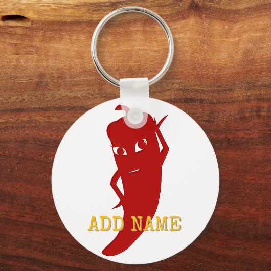 Alle Red Hot Pepper Diva Schlüsselanhänger (Rückseite)