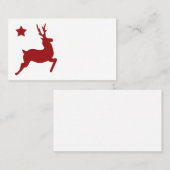 Alle Red Rentier-Platzkarten Platzkarte (Vorne/Hinten)
