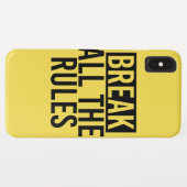 Alle Regeln brechen Case-Mate iPhone Hülle (Rückseite (Horizontal))