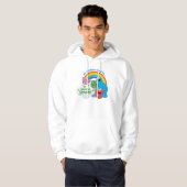Alle Regenbogen führen zur Sesamstraße Hoodie (Vorne ganz)
