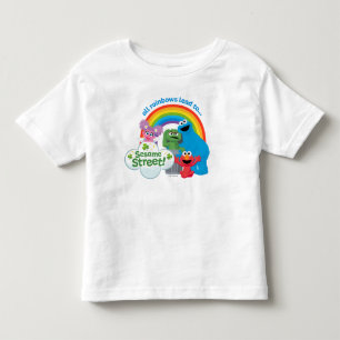 Alle Regenbögen führen zur Sesamstraße Kleinkind T-shirt