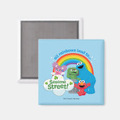 Alle Regenbogen führen zur Sesamstraße Magnet (Vorderseite/Rückseite)
