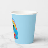 Alle Regenbogen führen zur Sesamstraße Pappbecher (Rückseite)