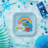 Alle Regenbogen führen zur Sesamstraße Pappteller (Party)