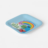 Alle Regenbogen führen zur Sesamstraße Pappteller (Gewinkelt)