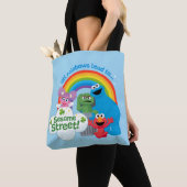Alle Regenbogen führen zur Sesamstraße Tasche (Von Nahem)