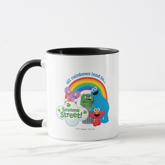 Alle Regenbogen führen zur Sesamstraße Tasse (Links)