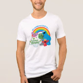 Alle Regenbogen führen zur Sesamstraße Tri-Blend Shirt (Vorderseite)