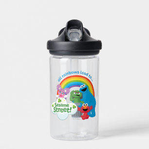 Alle Regenbogen führen zur Sesamstraße Trinkflasche