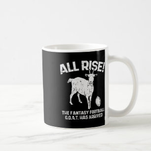 Alle Rise Fantasy Football Goat Ankunft Funny Grid Kaffeetasse