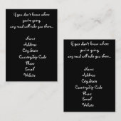 Alle Road-Business-Karten Visitenkarte (Vorne/Hinten)