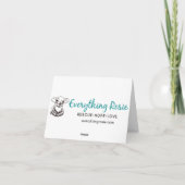 Alle Rosie Note Card Karte (Rückseite)