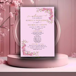 Alle rosigen Niedlichen Blume Botanisches Hochzeit