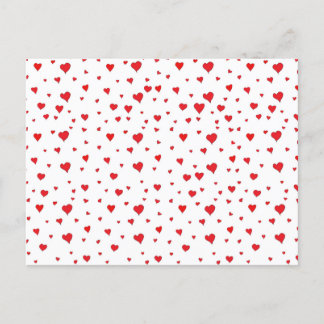Alle roten Herzen Postcard Postkarte