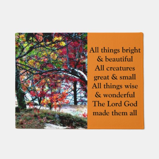 Alle Sachen hell und schöne Türmatte (Vorderseite)