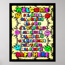 Alle Safe Here ~ Bellame Willkommen Poster