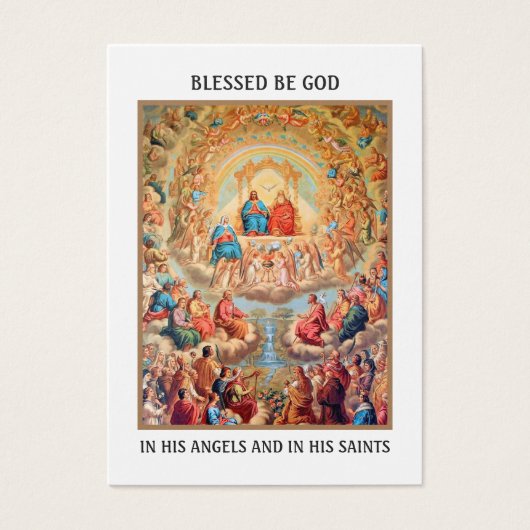 ALLE SAINTS DAY PRAYER FEIERKARTEN (Vorderseite)