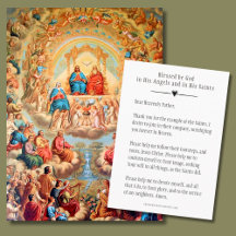 ALLE SAINTS DAY PRAYER FEIERKARTEN