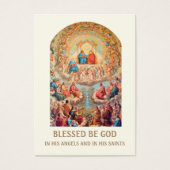 ALLE SAINTS DAY PRAYER TRADITIONELLE HOLY CARDS (Vorderseite)
