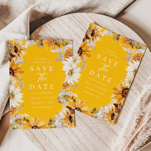 Alle Saisons Sonnenblumen Hochzeit Save The Date