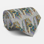 Alle Saxophone Krawatte (Gerollt)