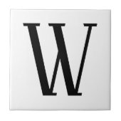 Alle Schreiben | Schwarz-Weiß- oder DIY-Farben Fliese (Vorderseite)