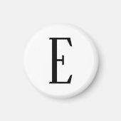 Alle Schreiben | Schwarz-Weiß- oder DIY-Farben Magnet (Vorne)