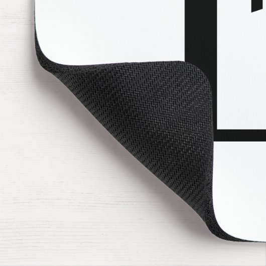 Alle Schreiben | Schwarz-Weiß- oder DIY-Farben Mousepad (Ecke)