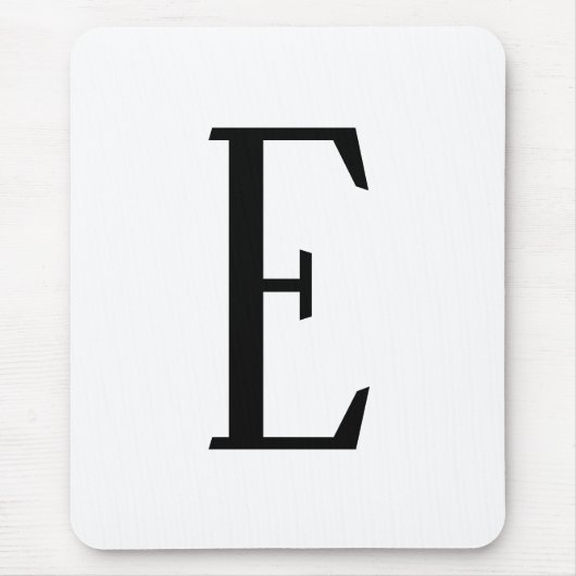 Alle Schreiben | Schwarz-Weiß- oder DIY-Farben Mousepad (Vorne)