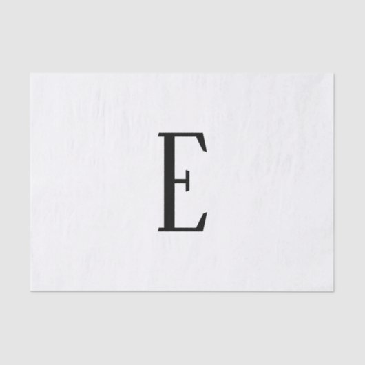 Alle Schreiben | Schwarz-Weiß- oder DIY-Farben Seidenpapier (Vorderseite)