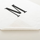 Alle Schreiben | Schwarz-Weiß- oder DIY-Farben Sherpadecke (3/4)