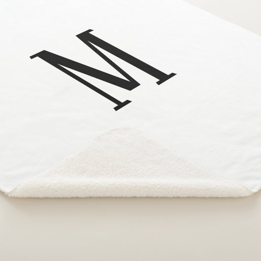 Alle Schreiben | Schwarz-Weiß- oder DIY-Farben Sherpadecke (3/4)