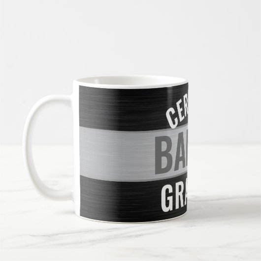 Alle Schwarz-Weiß-zertifizierten Badass-Großopfer Kaffeetasse (Links)
