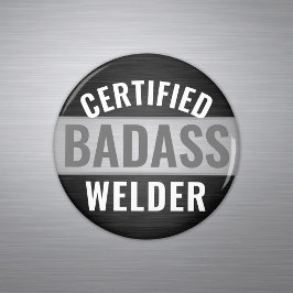 Alle schwarz-weiß zertifizierten Badass Welder Tex Magnet