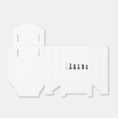 Alle schwarzen, weißen Schachstücke Geschenkschachtel (Ungefaltet)