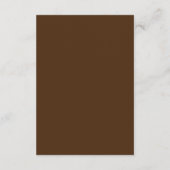 Alle Seasons göttliche Boho Blumenzwiebeldetails Begleitkarte (Rückseite)