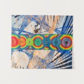 ALLE SEEING CHAKRA WANDTEPPICH (Vorderseite (Horizontal))