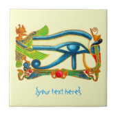 Alle sehen Auge Horus - Lucky Amulet Fliese (Vorderseite)