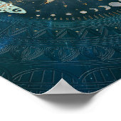 Alle sehen Auge und Monde Poster (Ecke)