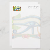 Alle sehen Auge von Horus Briefpapier (Vorne/Hinten)