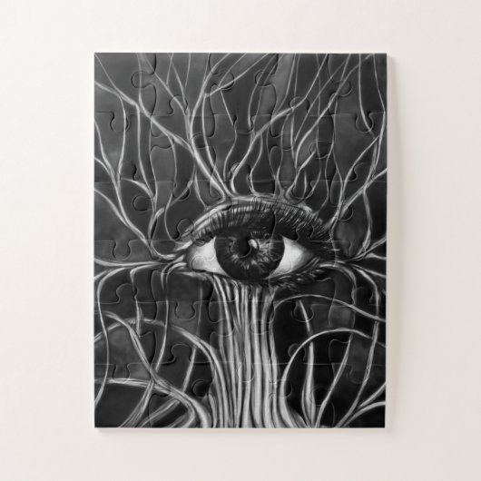 Alle sehen Augenbaum Puzzle (Vertikal)