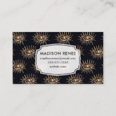 Alle sehen Eyelashes Trendy Makeup Artist Visitenkarte (Rückseite)